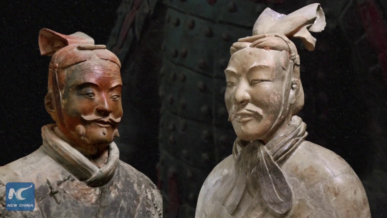 Terracotta warriors used to be colorful