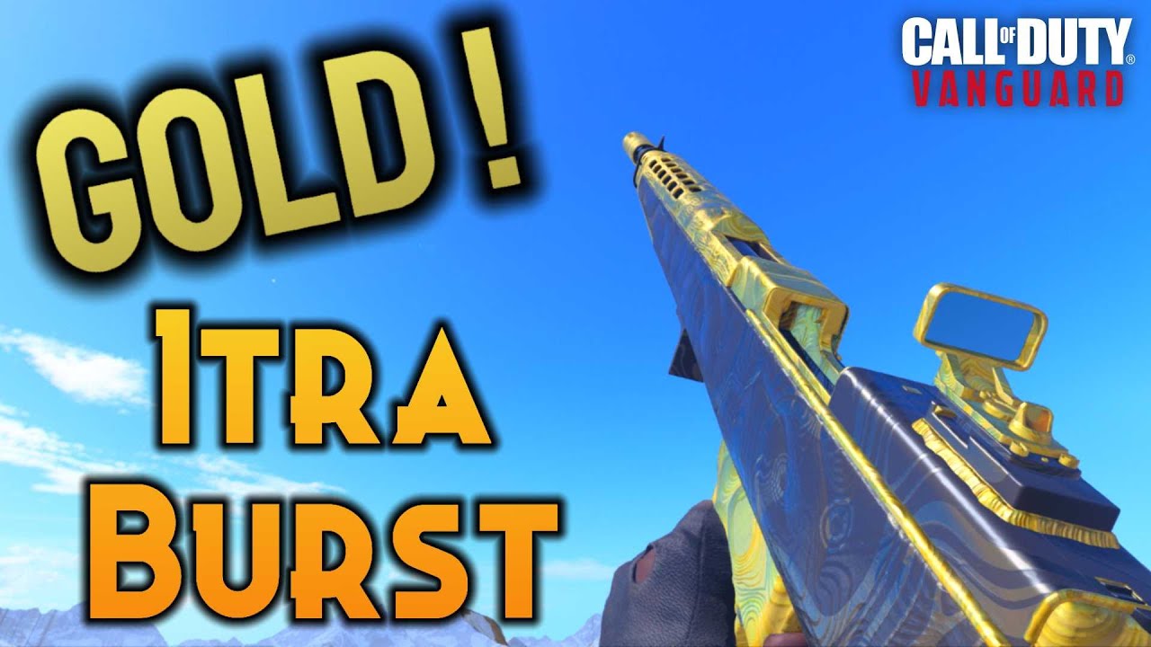 1 BURST BUILD?! Gold Itra Burst Unlocked! Best Attachments! (COD Vanguard)