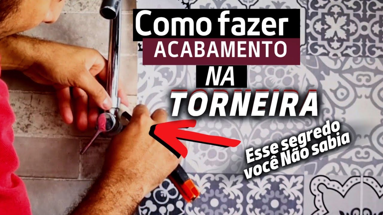 Papel de Parede na Cozinha - COMO FAZER o contorno da TORNEIRA