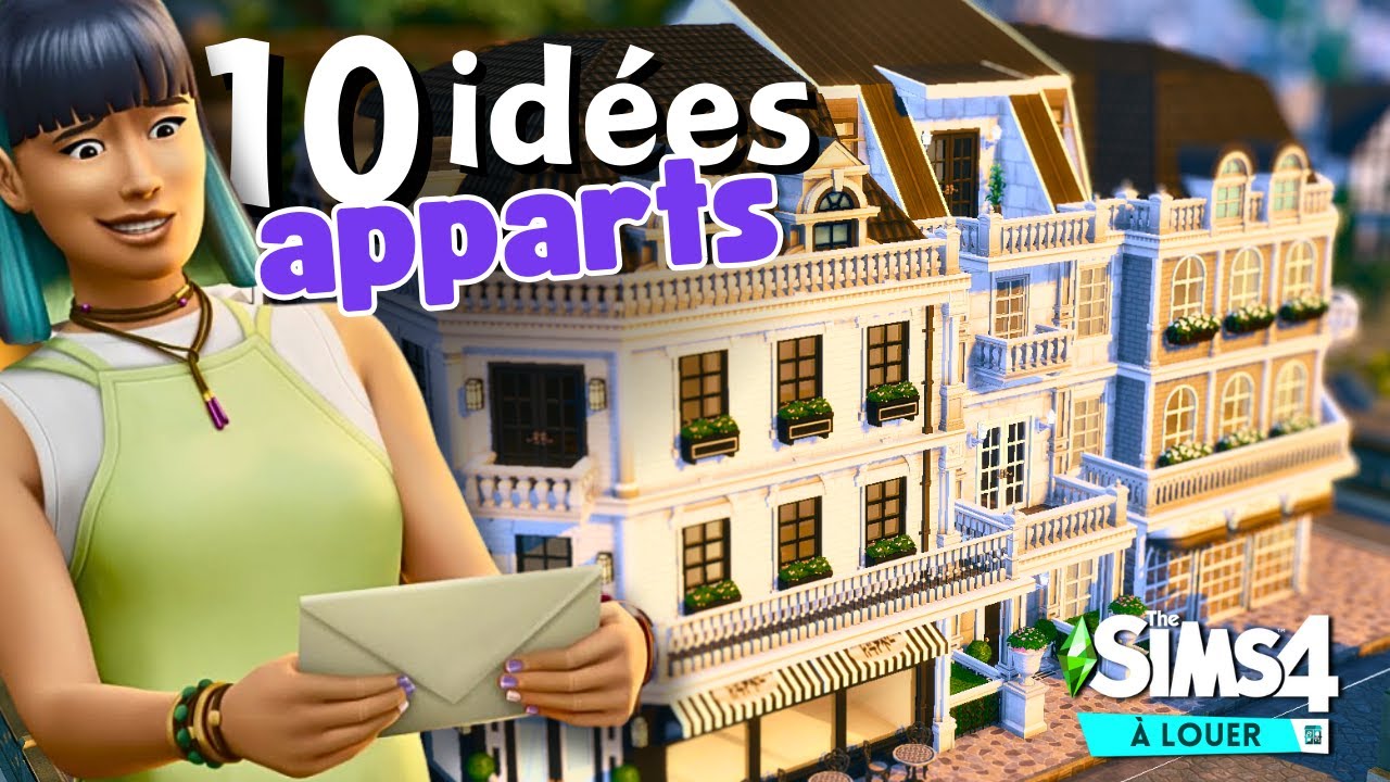 10 IDÉES d'immeubles pour l'extension À LOUER dans les Sims 4 🔨