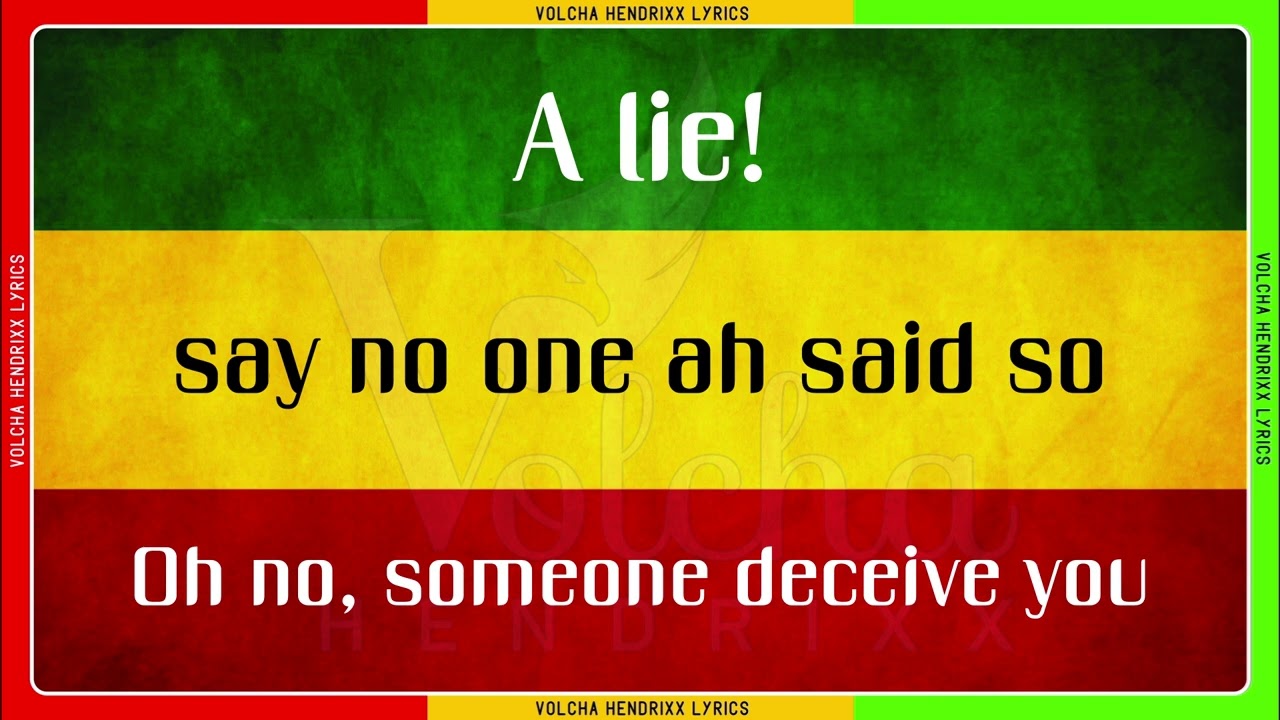 King Sounds & The Israelites - A Lie (lyrics)