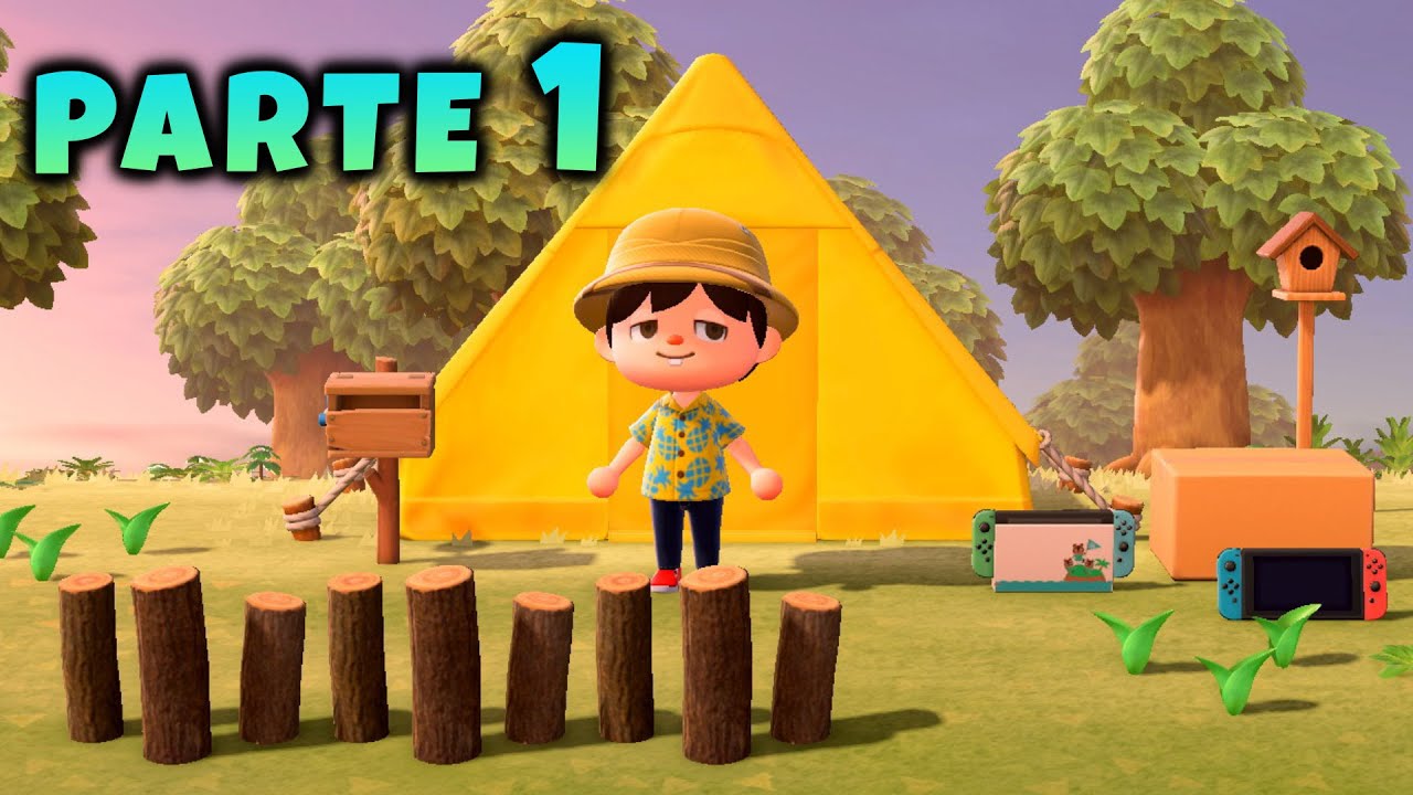 PRIMERA HORA Y MEDIA de ANIMAL CROSSING NEW HORIZONS 🥰 PARTE 1 Gameplay ESPAÑOL | Nintendo Switch