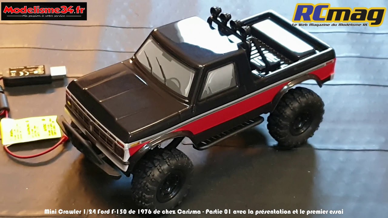 Ford F-150 1976 Crawler 1/24 de chez Carisma - Partie 01 avec présentation et premier essai