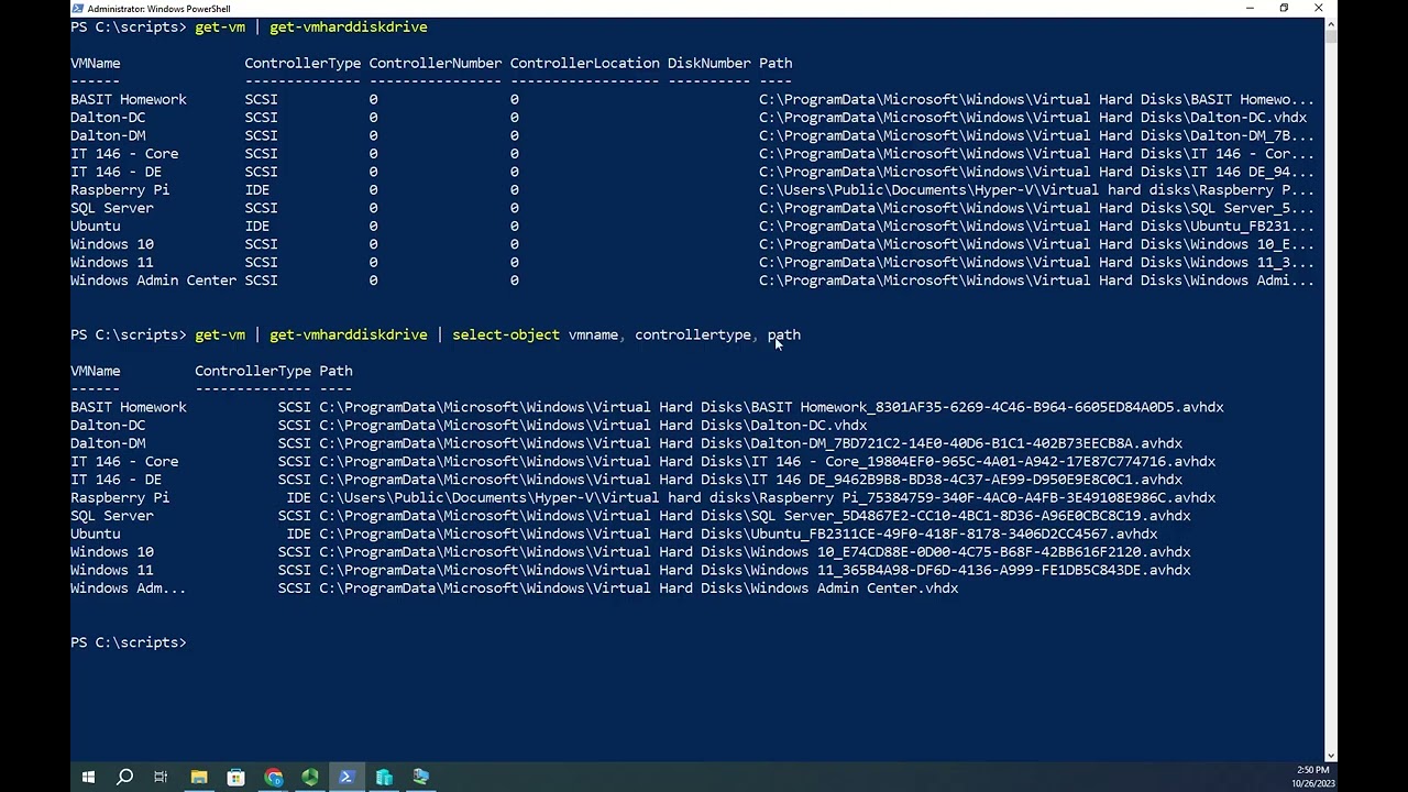 Formatting tables in PowerShell