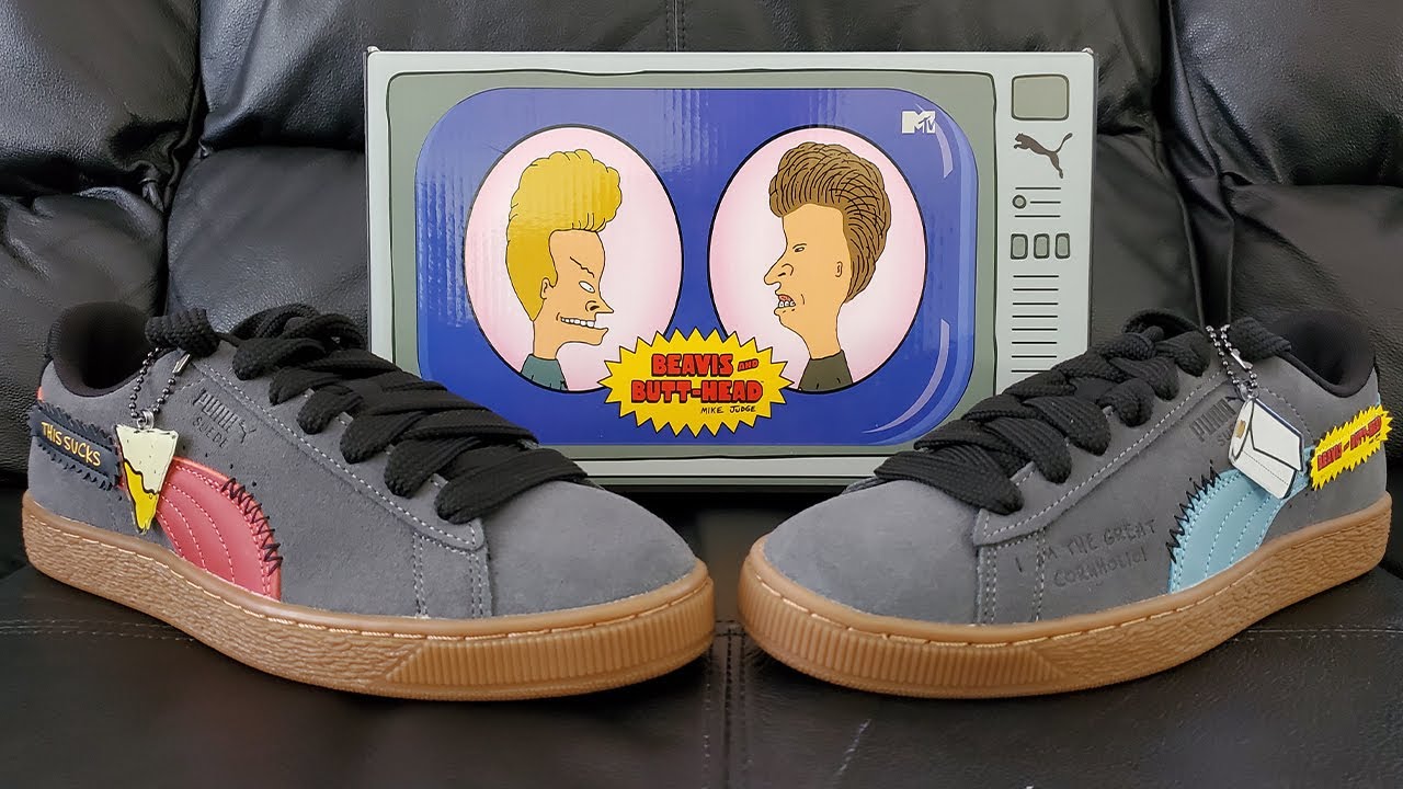 Puma x Beavis and Butt-Head On Feet Review (396715 01)