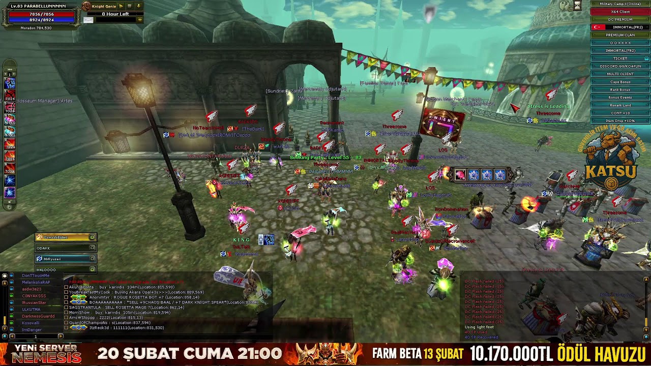#KO4FUN 🔥İMMORTAL 🔥#KnightOnline 🔥 #PvPServer🔥🏆 PARABELLUMMMMM