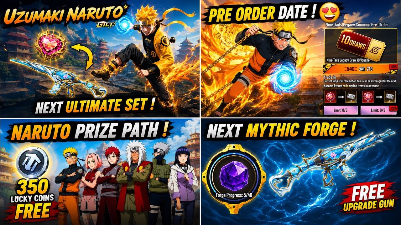 🔥 PRE-ORDER DATE! Next ULTIMATE SET | Naruto Prize Path | Tidal M416 Return | Next Mythic Forge 4.5