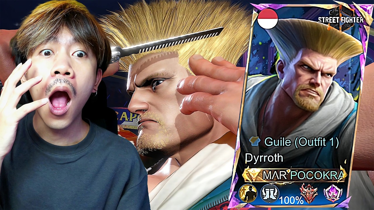 NYOBAIN SKIN DYRROTH STREET FIGHTER OUTFIT 1 - Mobile legends