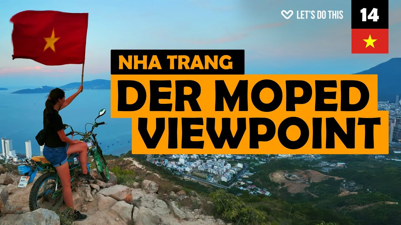 Warum steht in NHA TRANG, Vietnam ein Moped auf dem Viewpoint?
