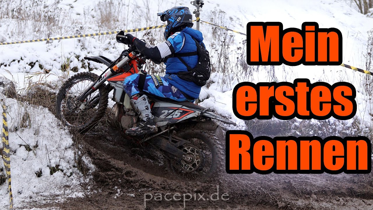 DAS ERSTE MAL ENDURO ❄️ MEIN ERSTES RENNEN | NIKOLAUS ENDURO MSV DIESKAU 02.12.2023 -  Racevlog