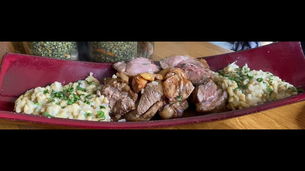 Recette Gigot d'Agneau Rôti au Miel et Flageolets de l’Armoire à Conserves