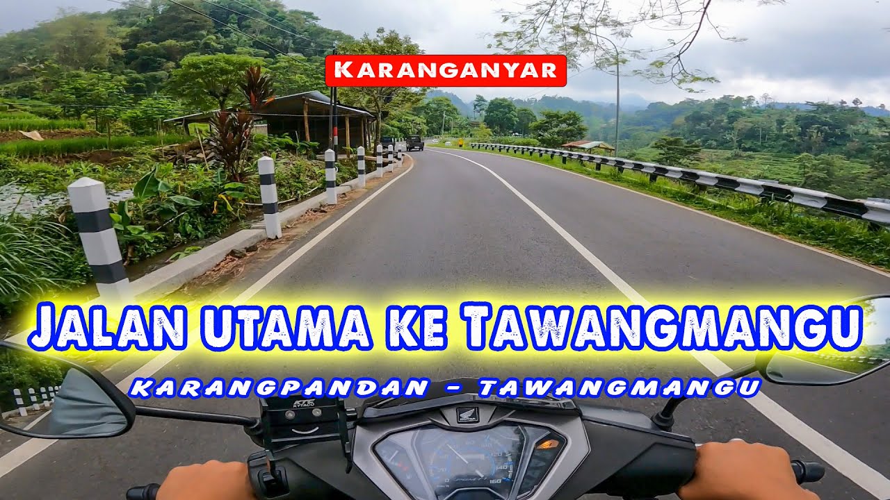 JALAN UTAMA KE TAWANGMANGU dari Karangpandan