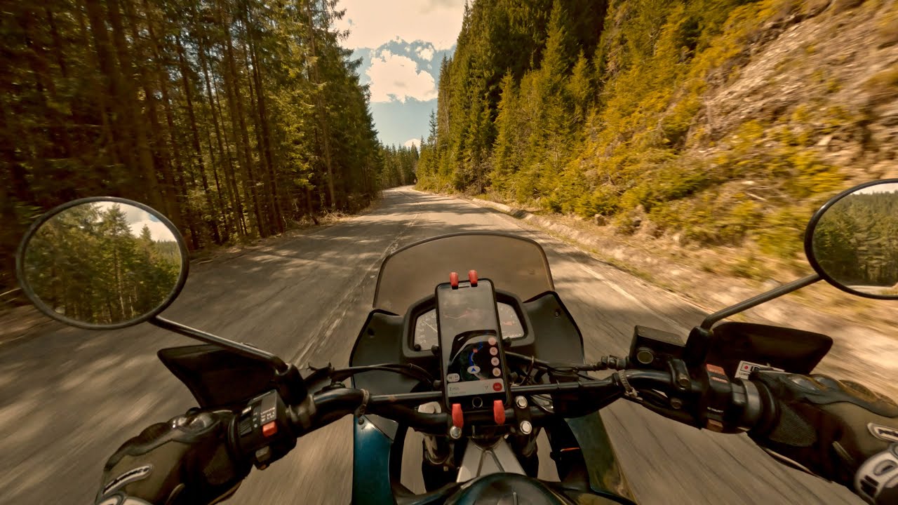 POV | Riding this road is pure happiness | HONDA TRANSALP XL 600 V [4K]