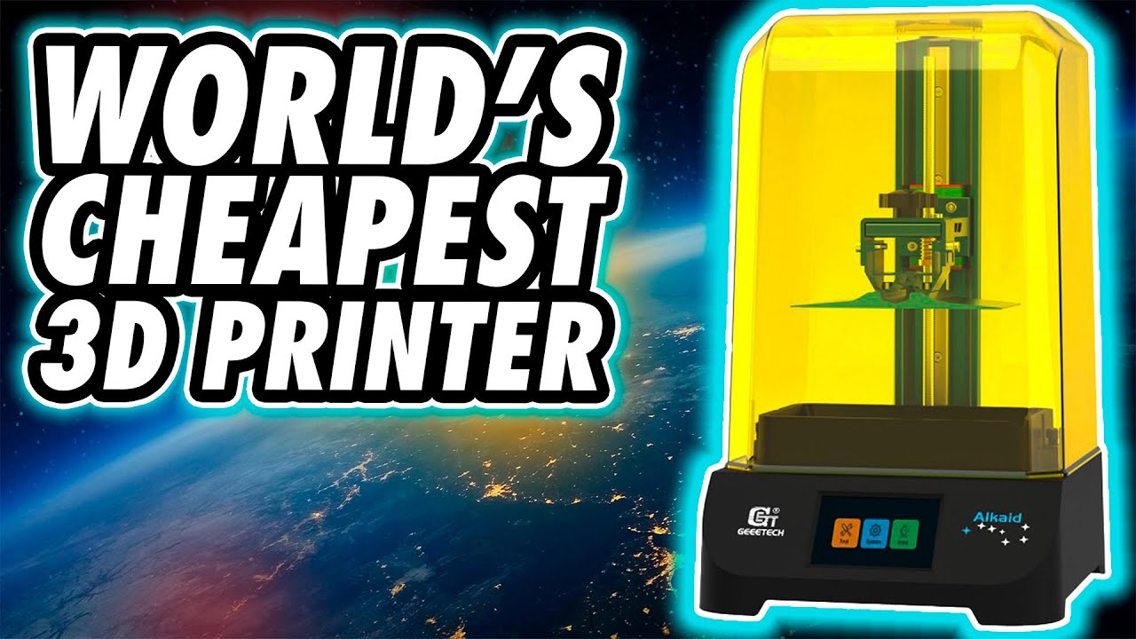 World's Cheapest Resin Printer - Geeetech Alkaid Review - Decent Quality 3D Printer only $99