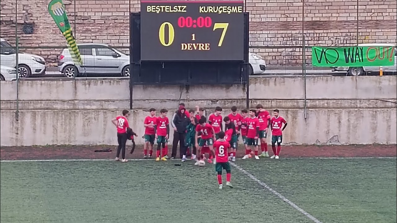 2026 U15 / Beştelsiz 0 - Kuruçeşme 7. İkinci yarı . Maç sonucu
