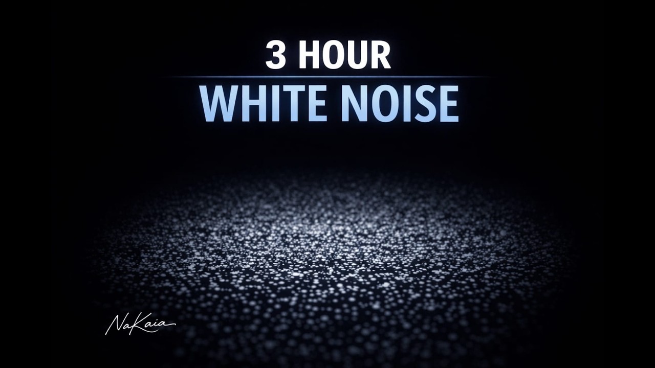 White Noise for Sleeping - 3 Hour Calm Soundscape
