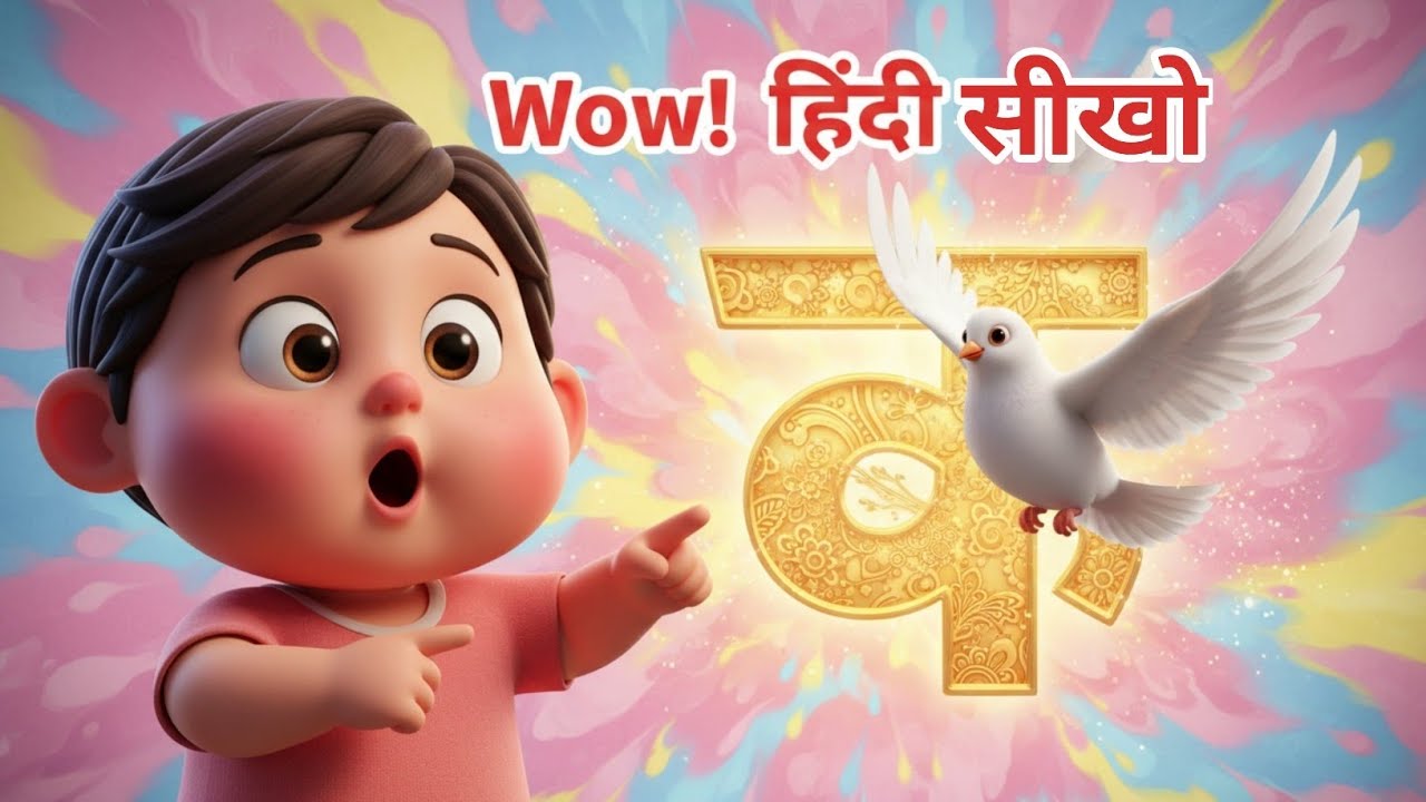 क से कबूतर, अ से अनार a se anaar k se kabutar I Hindi varnmala I ABCD क से कबूतर अ से अनार, for kids
