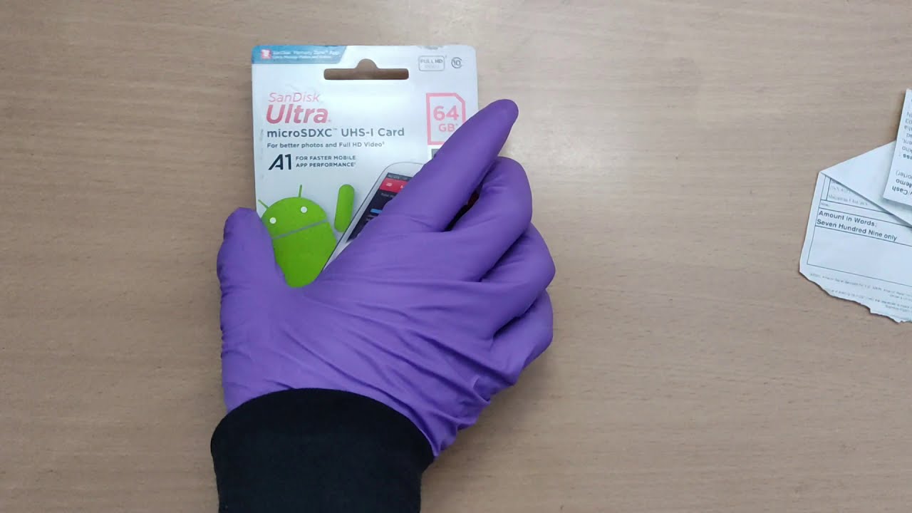 SanDisk Ultra microSD UHS-I Card 64GB, 120MB/s R - Unboxing