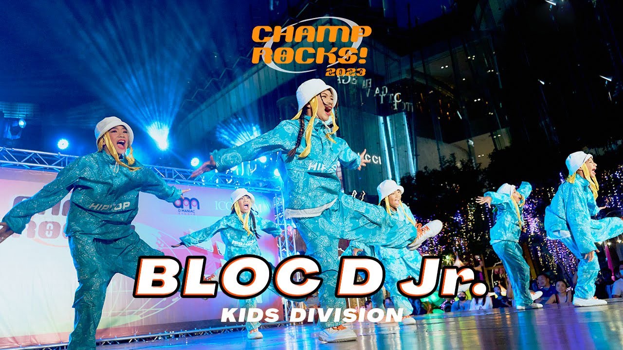 🏆2ND PLACE | BLOC D JR. | CHAMP ROCKS! BKK 2023 | Crew Performance KIDS Division @ICONSIAM