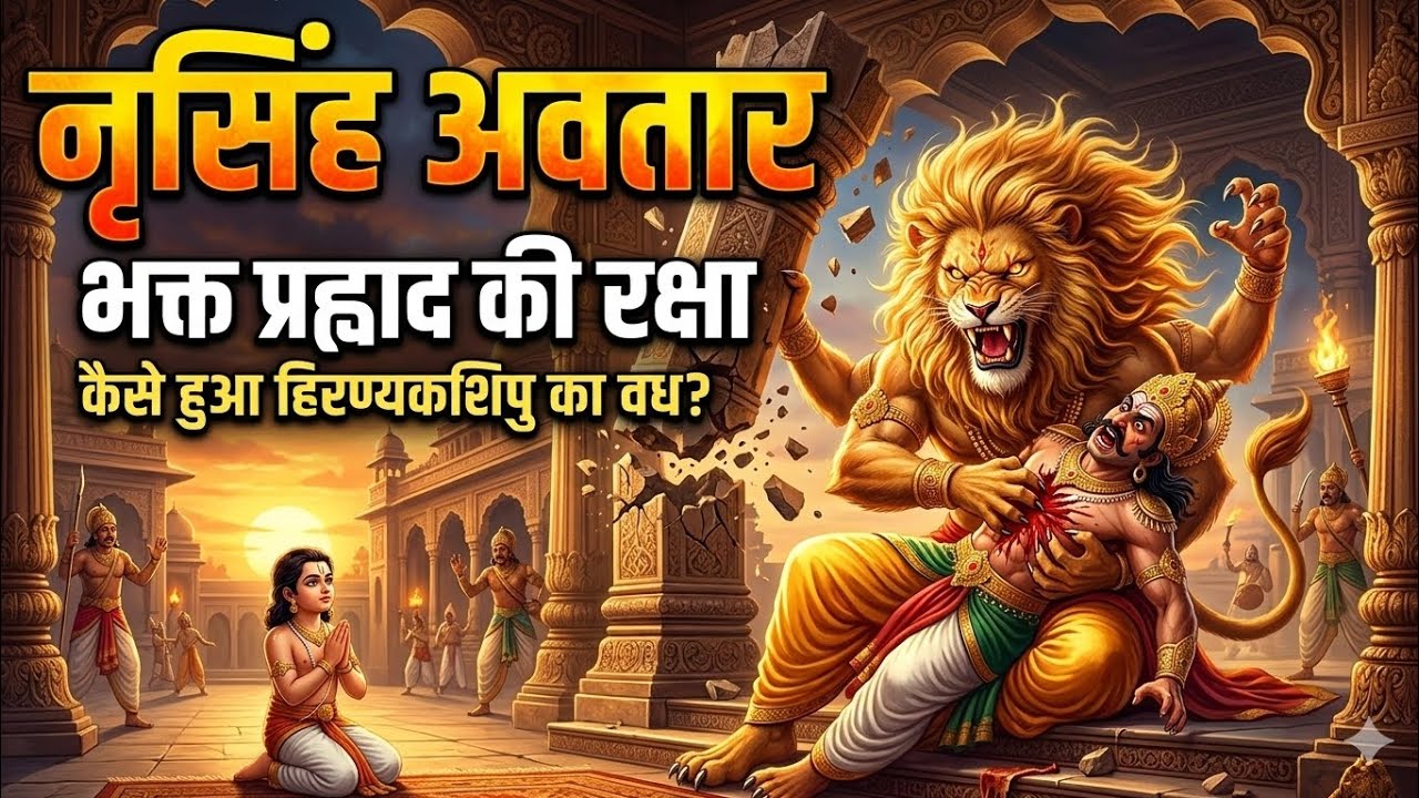 अहंकार का अंत: नृसिंह अवतार ने कैसे किया हिरण्यकशिपु का वध?