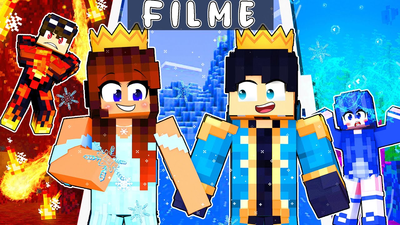 A PRINCESA E O PRINCIPE DE GELO no Minecraft ◂Miika▸