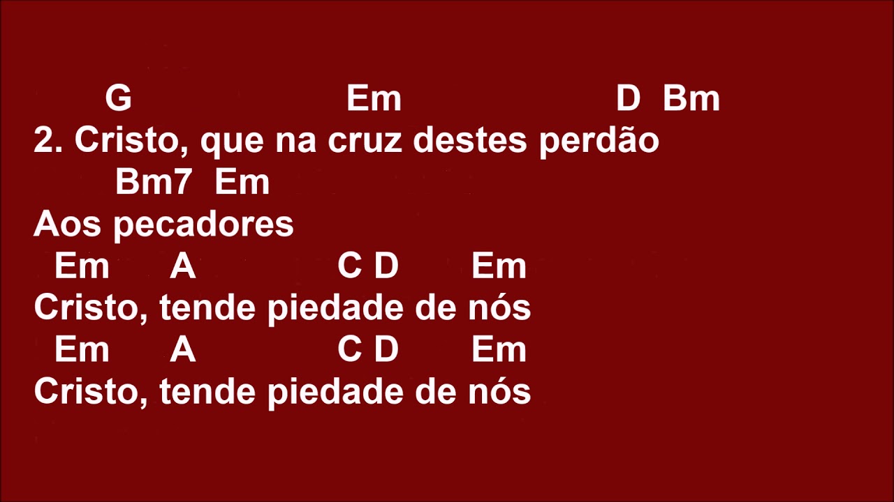 [PERDÃO] SENHOR QUE NOS MANDASTES PERDOAR (CF 2019)