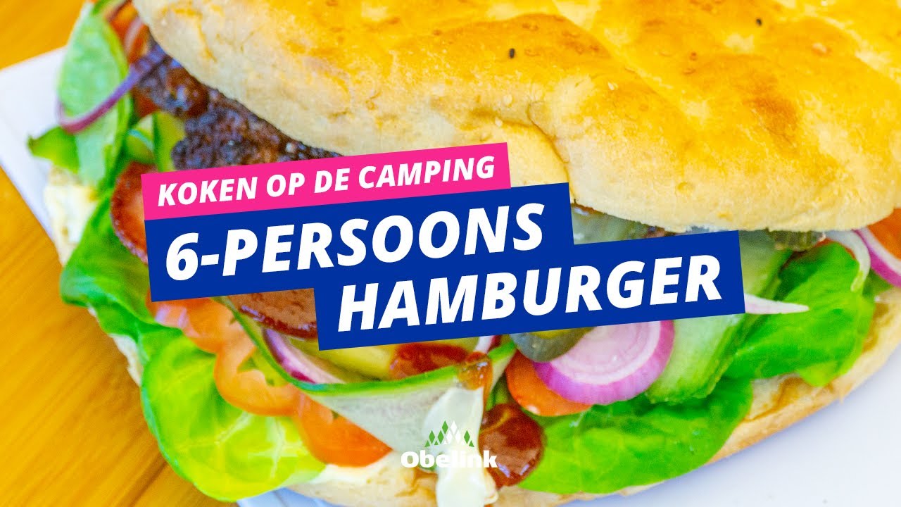 Koken op de camping: 6-persoons hamburger | Obelink Vrijetijdsmarkt