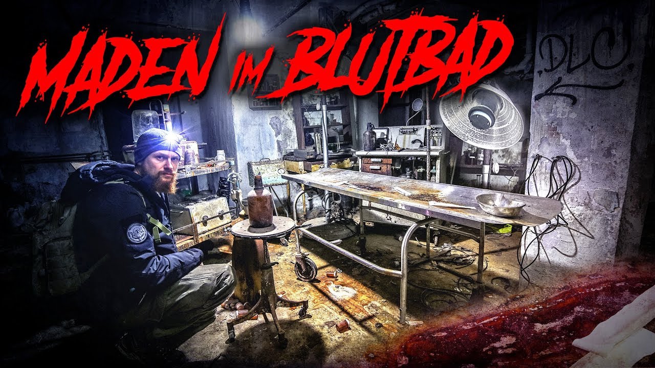 VERLASSENES KRANKENHAUS mit Maden im Blutbad - LOST PLACES | Fritz Meinecke