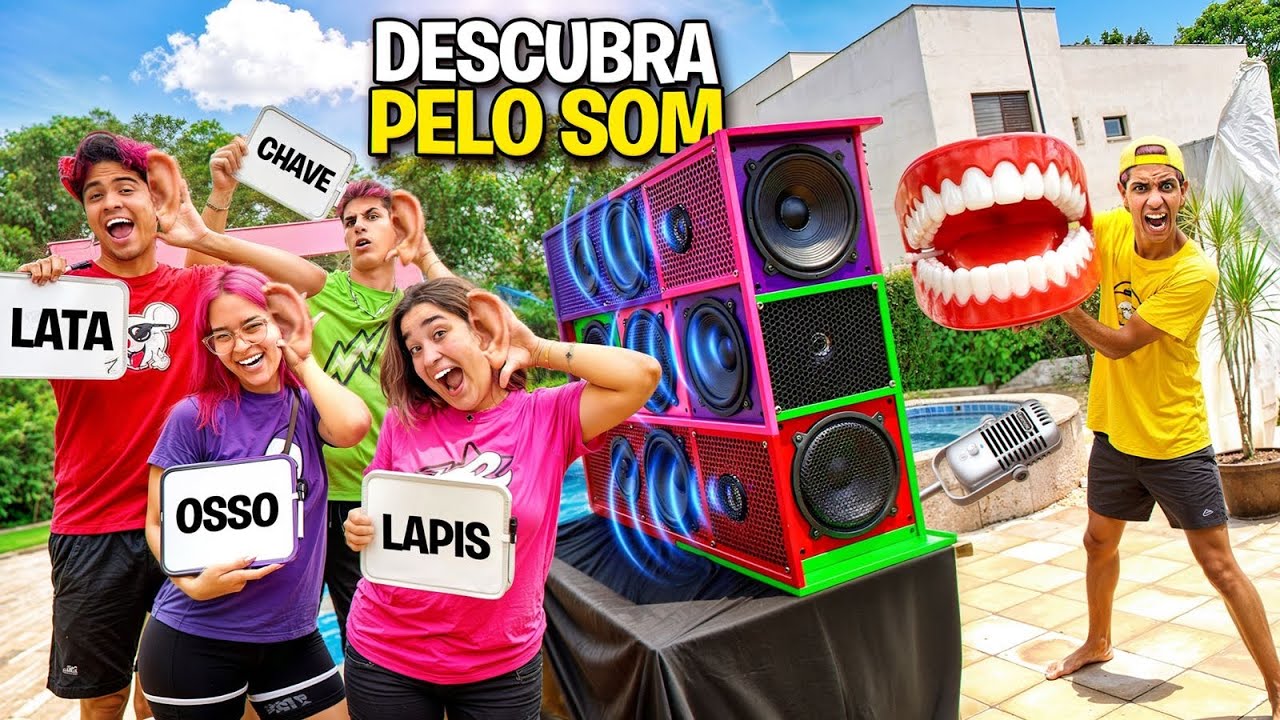 DESCUBRA QUAL É O OBJETO PELO SOM * Valendo 10.000$