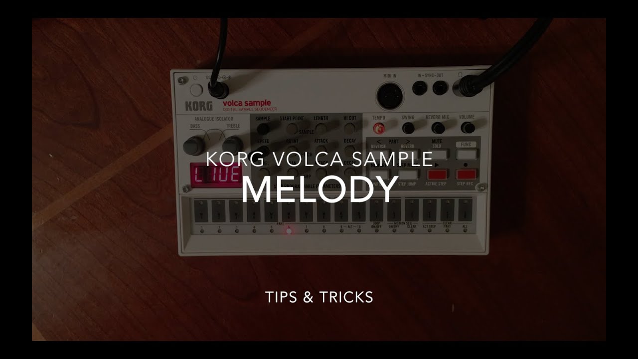 Korg Volca Sample Tips & Tricks - Melody