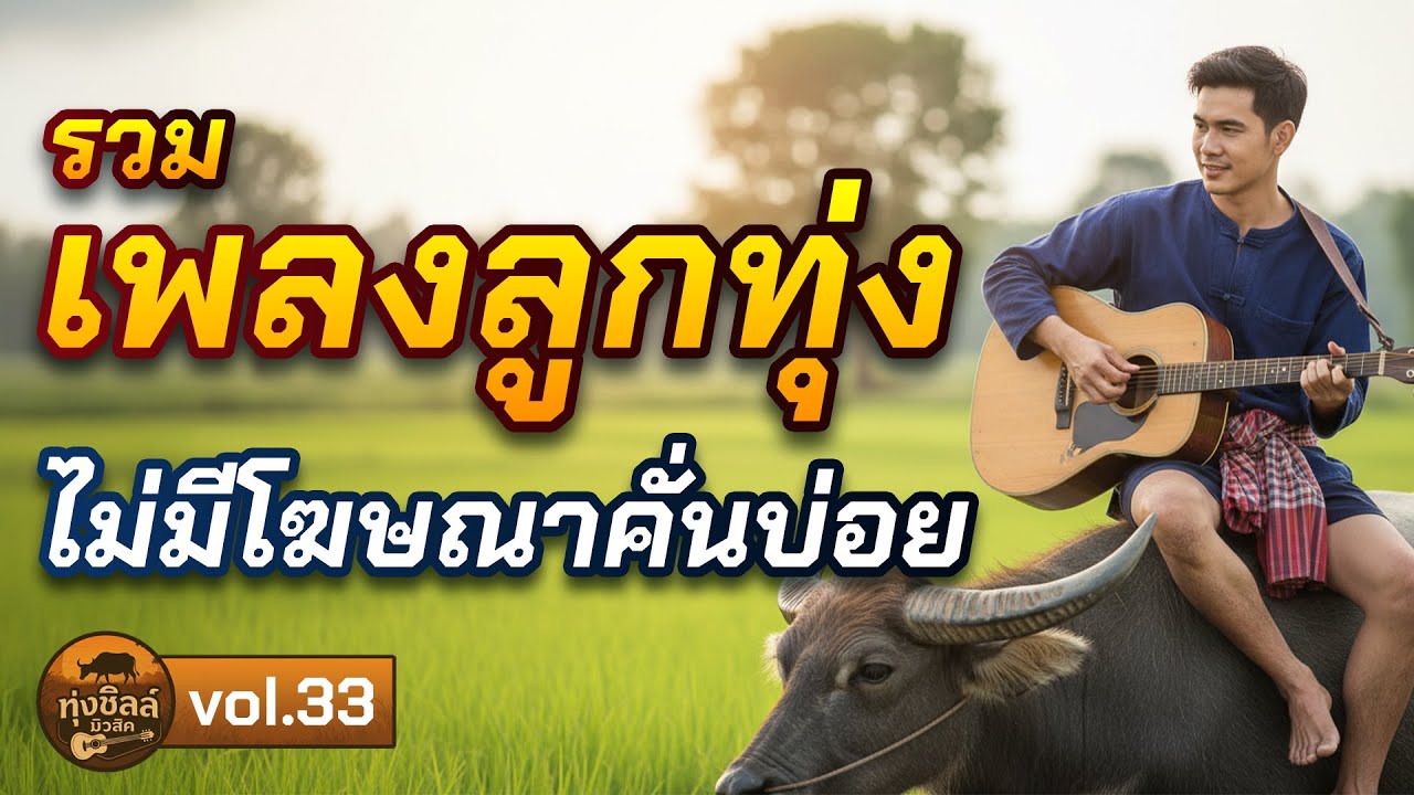 รวมเพลงลูกทุ่งช้าๆ Vol.33 | เพลงอีสานฟังสบาย ฟังเพลินต่อเนื่อง ไม่มีโฆษณาคั่นบ่อย