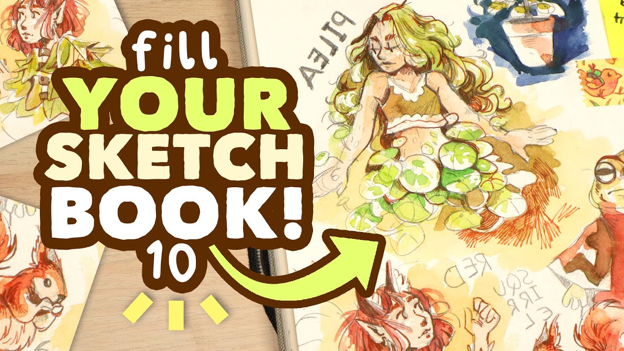Ideas For Your SKETCHBOOK! - plant people! // episode 10