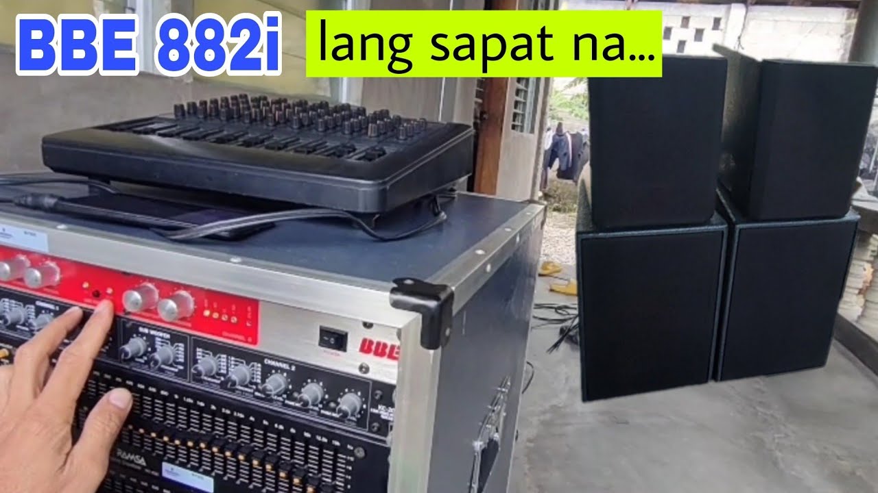 BBE 882i MAXIMIZER TESTING IN A 3 WAY SET UP @59diy8