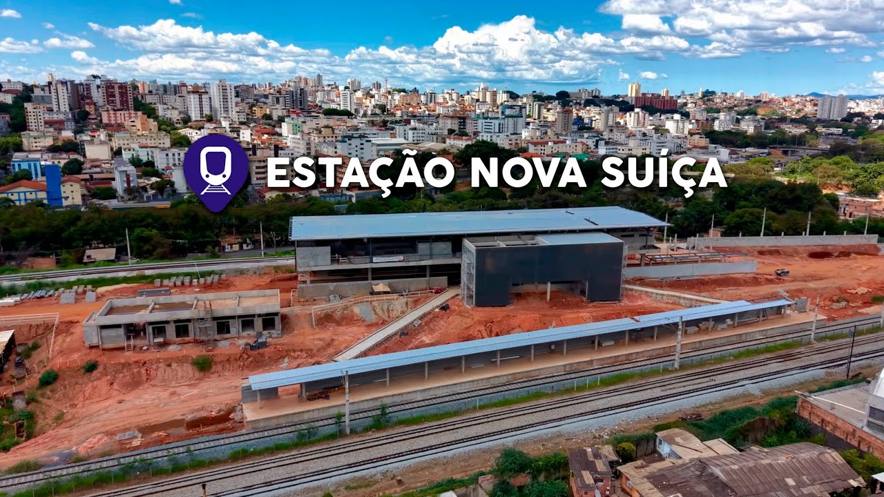 Obras Metrô BH | Estação Nova Suíça (25/12/2025)