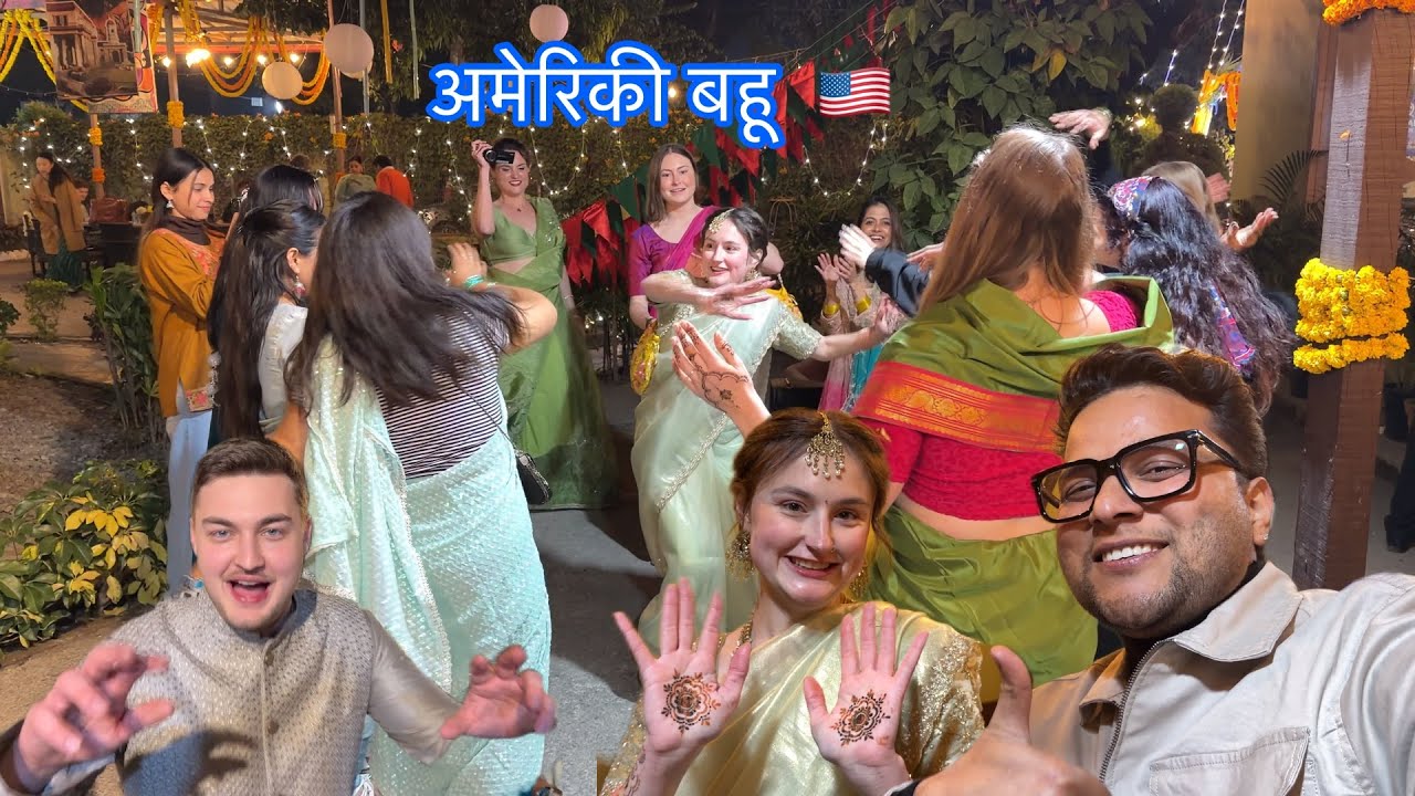 American Bahu Ne Dikhaya Pahadi Dance 💃⛰️