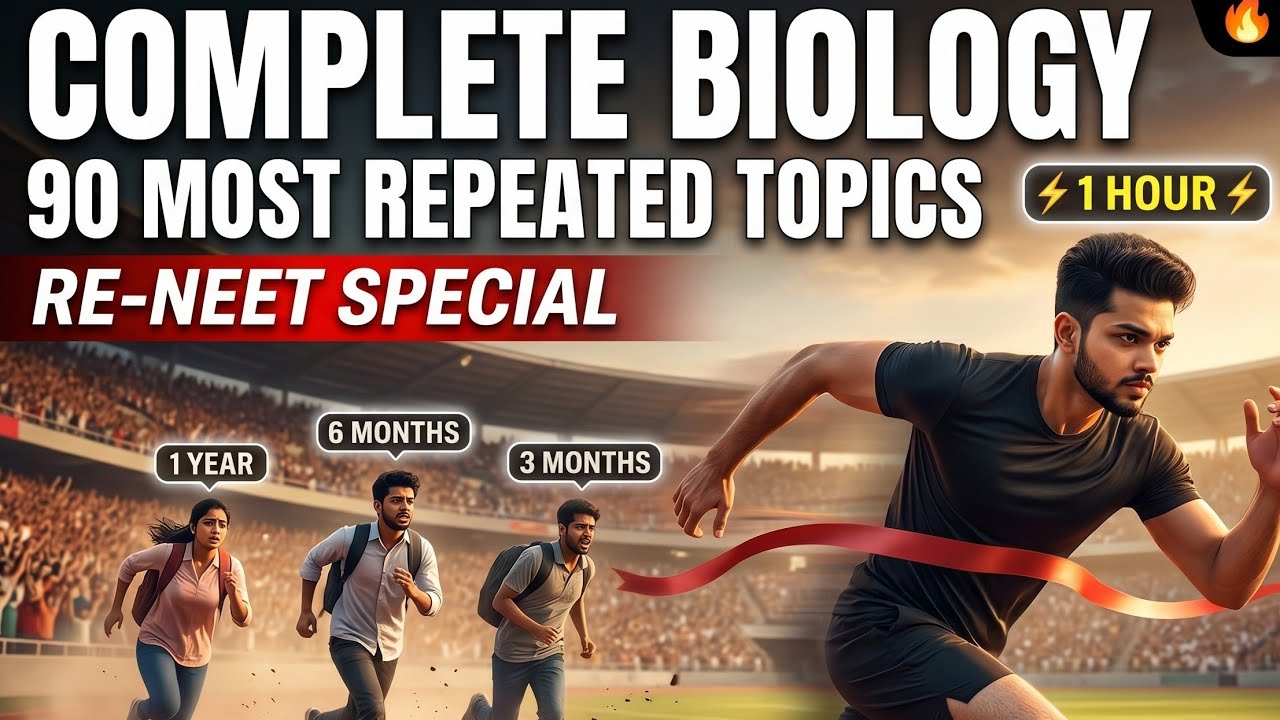 Mission 340+ Biology 🚀 | Complete Biology in 60 Minutes