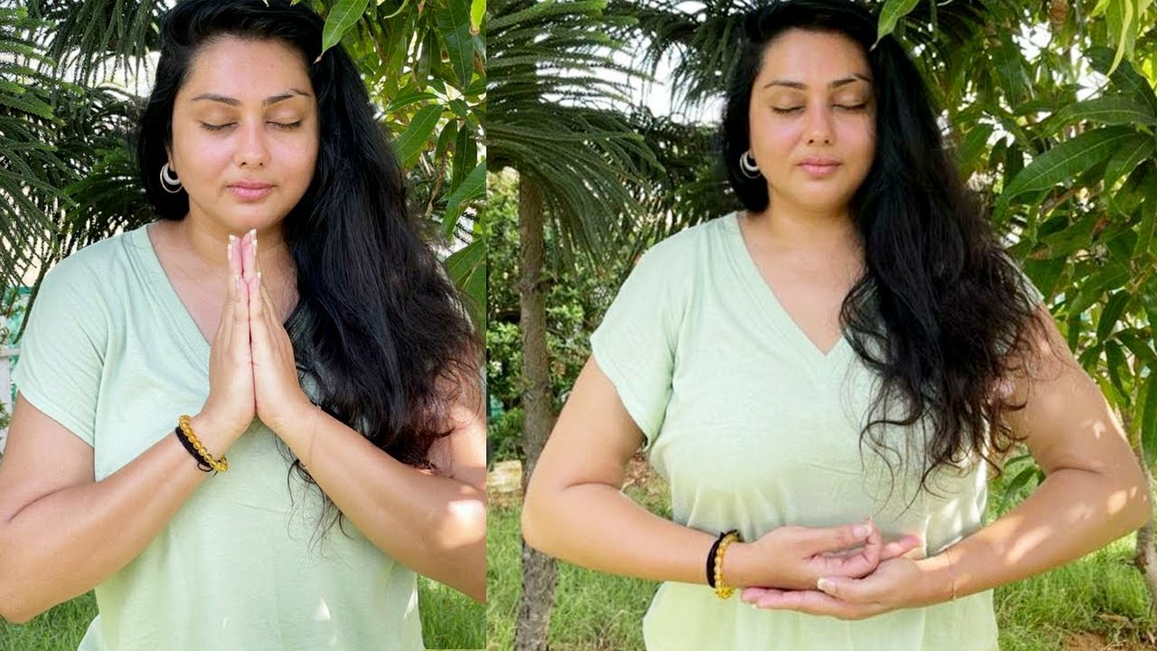 Actress Namita Latest Yoga Videos | Namitha Weight Loss Video | Actress Namitha Latest Videos | TNR