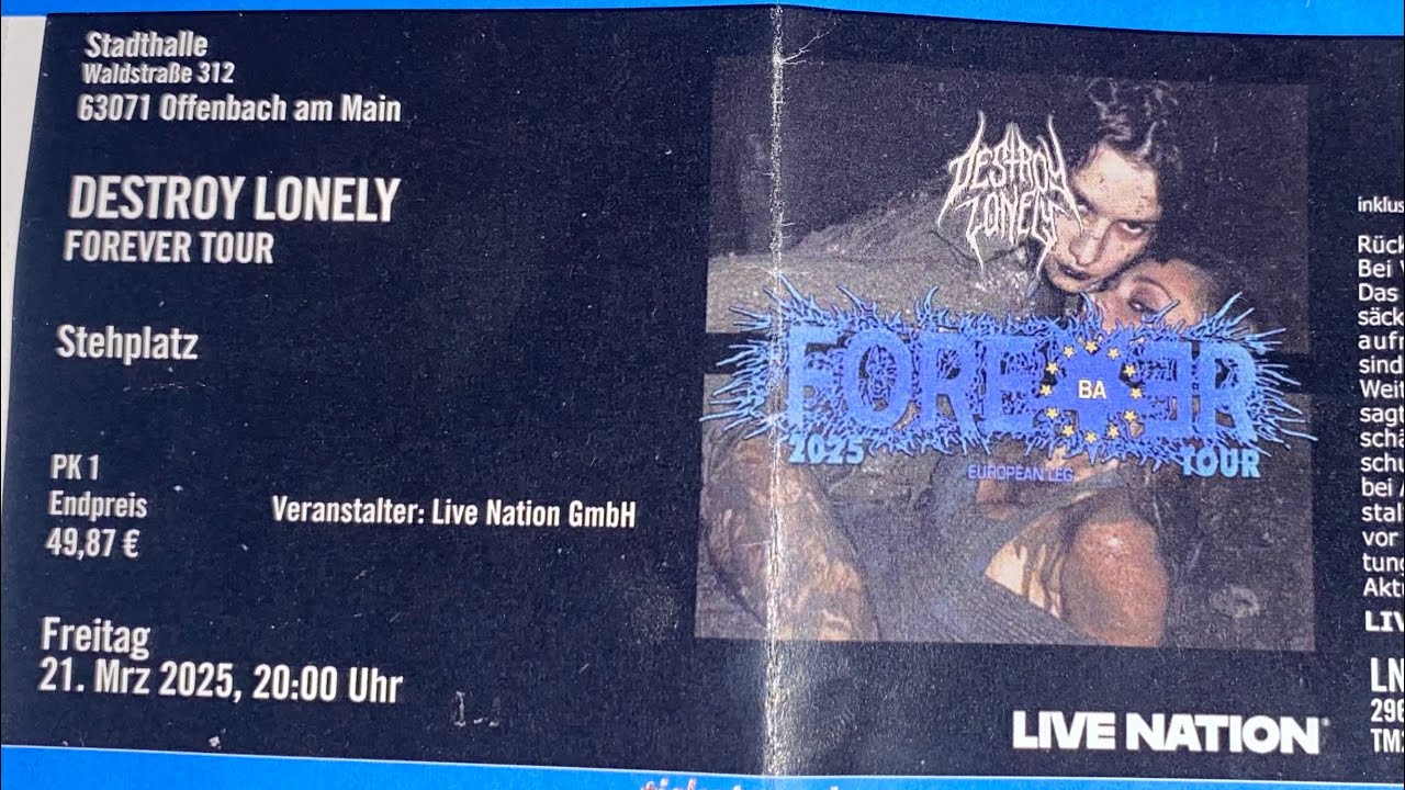 Destroy Lonely FOREVER TOUR💫🔥​⁠mit@Fushanka