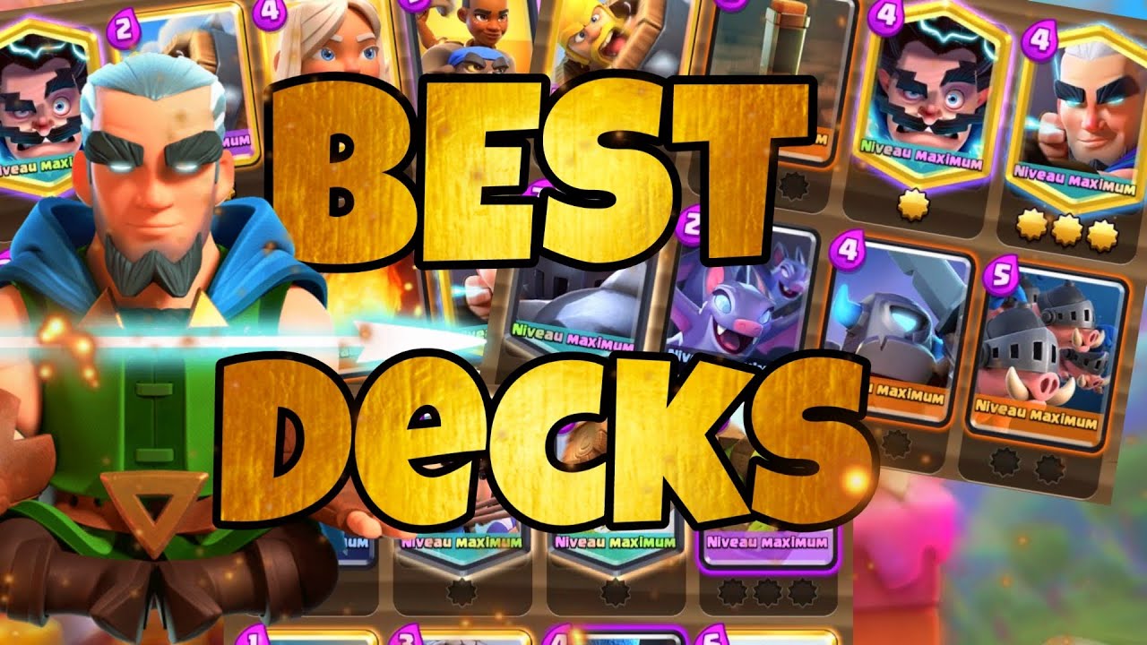 Les 3 MEILLEURS decks de la meta sur Clash Royale ! (saison 9)