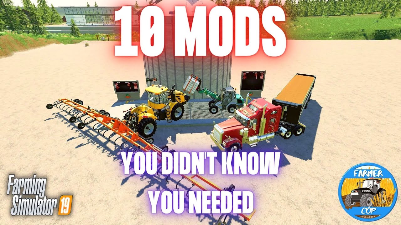 10 MODS YOU DIDN'T KNOW YOU NEEDED - Farming Simulator 19 - Part 3