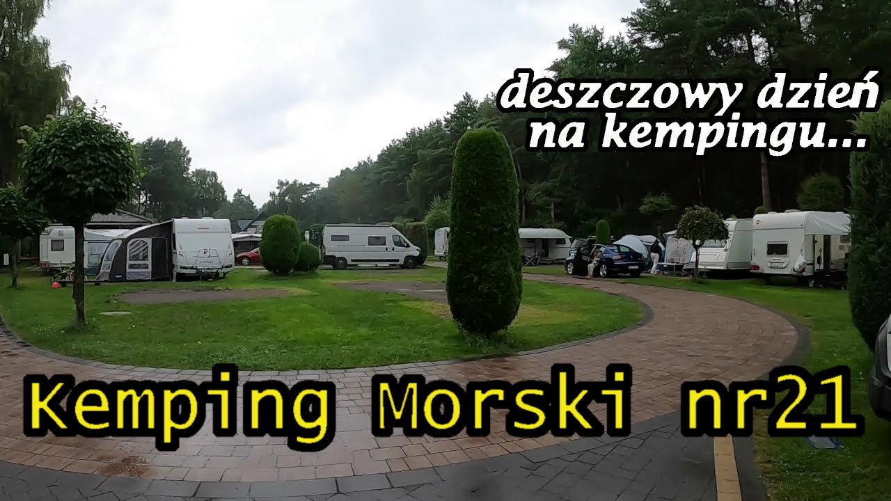 Jak wygląda Camping Morski w Łebie ? Ostatnie dni nad morzem - Sztorm na Bałtyku !!