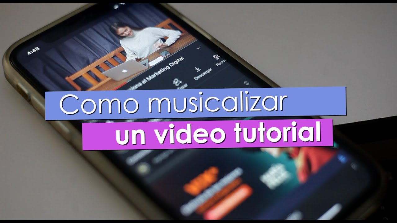 Como musicalizar un video tutorial
