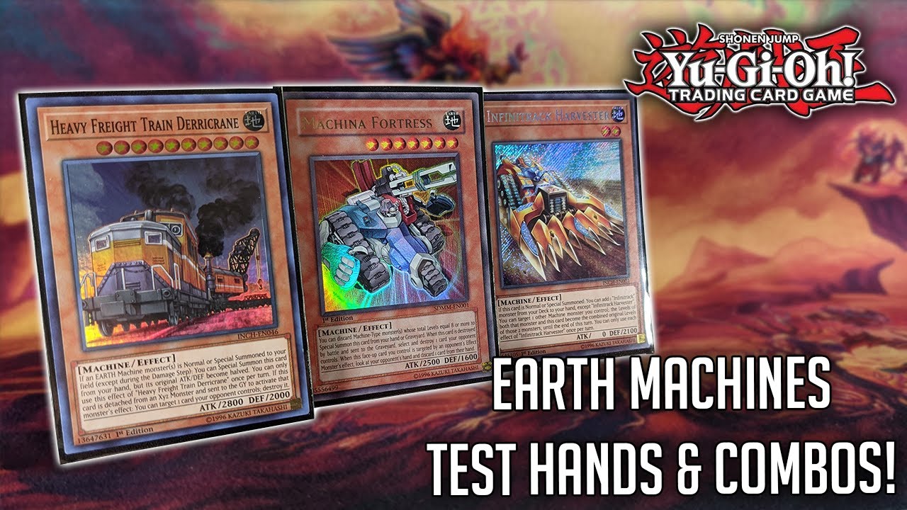 Yu-Gi-Oh! Earth Machines | Test Hands & Combos! (April 2021)