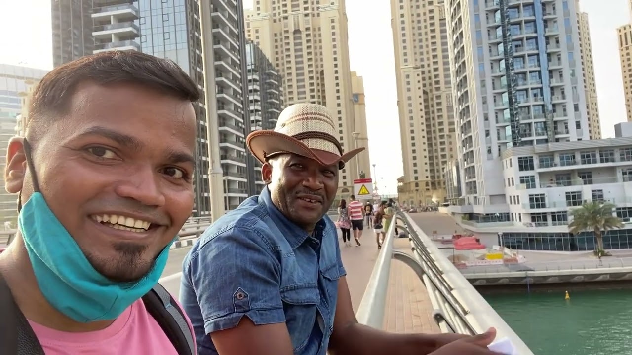 How To Go Marina Beach and JBR in Dubai ( UAE ) || My First International Solo Trip