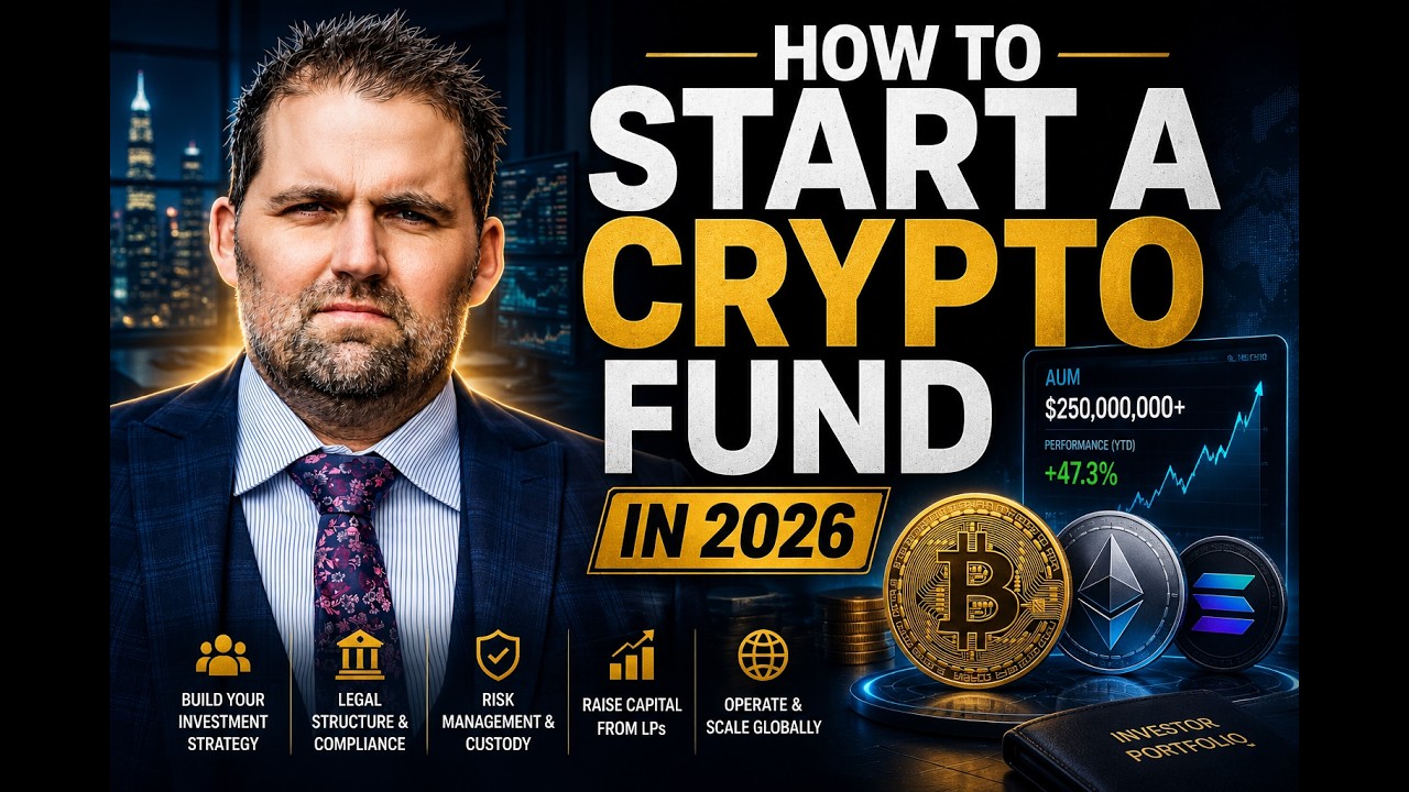 How to Launch a Crypto Hedge Fund in 2026 | Adam Tracy