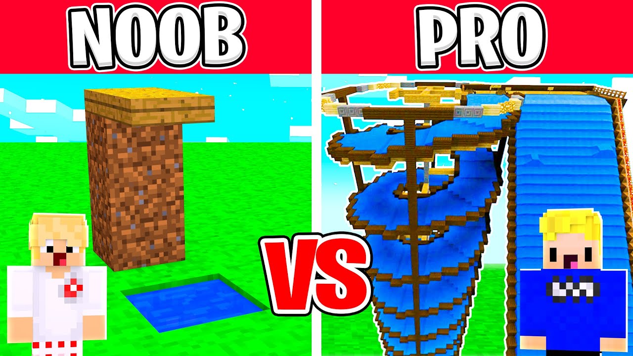 Minecraft NOOB vs PRO: WASSERPARK BAU BATTLE