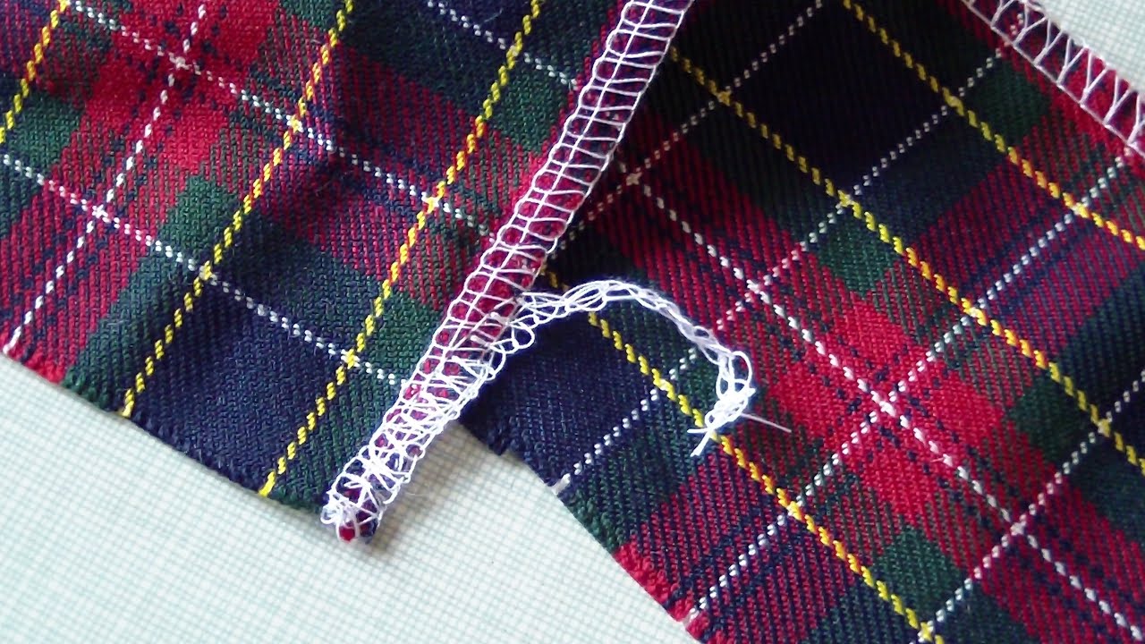 How to Hide Thread Tails in a Serger Seam