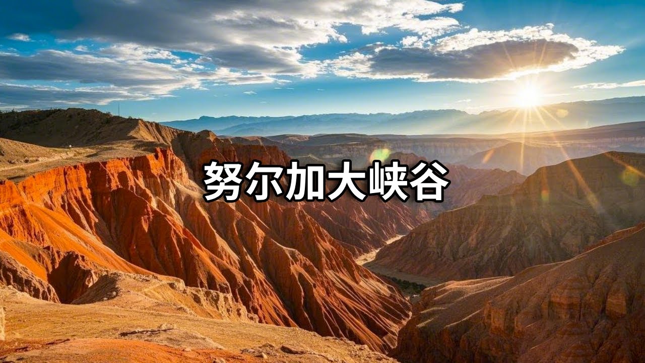 很多中国人都不知道的天山秘境&mdash;&mdash;努尔加大峡谷，七彩丹霞地貌美的令人震撼，仿佛置身异域星球【行走世界的北京老刘】
