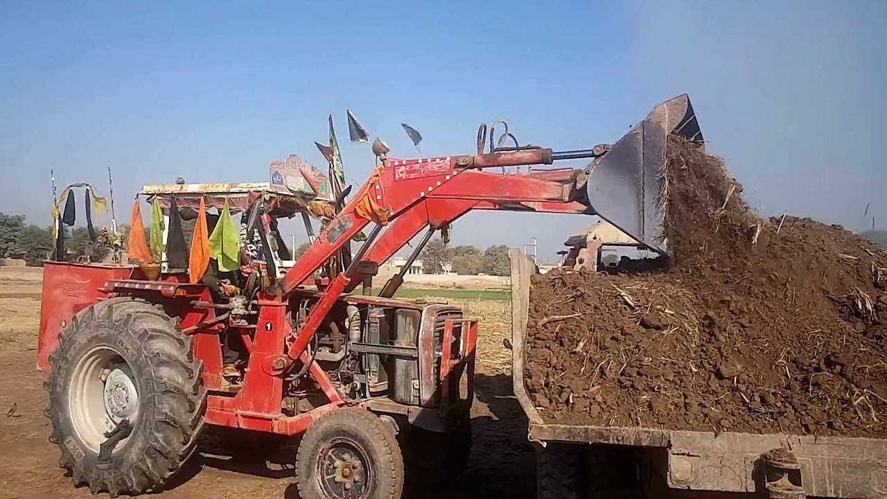 Massey Ferguson 385 Hydraulic Power Operating Bucket loader | Front end loader