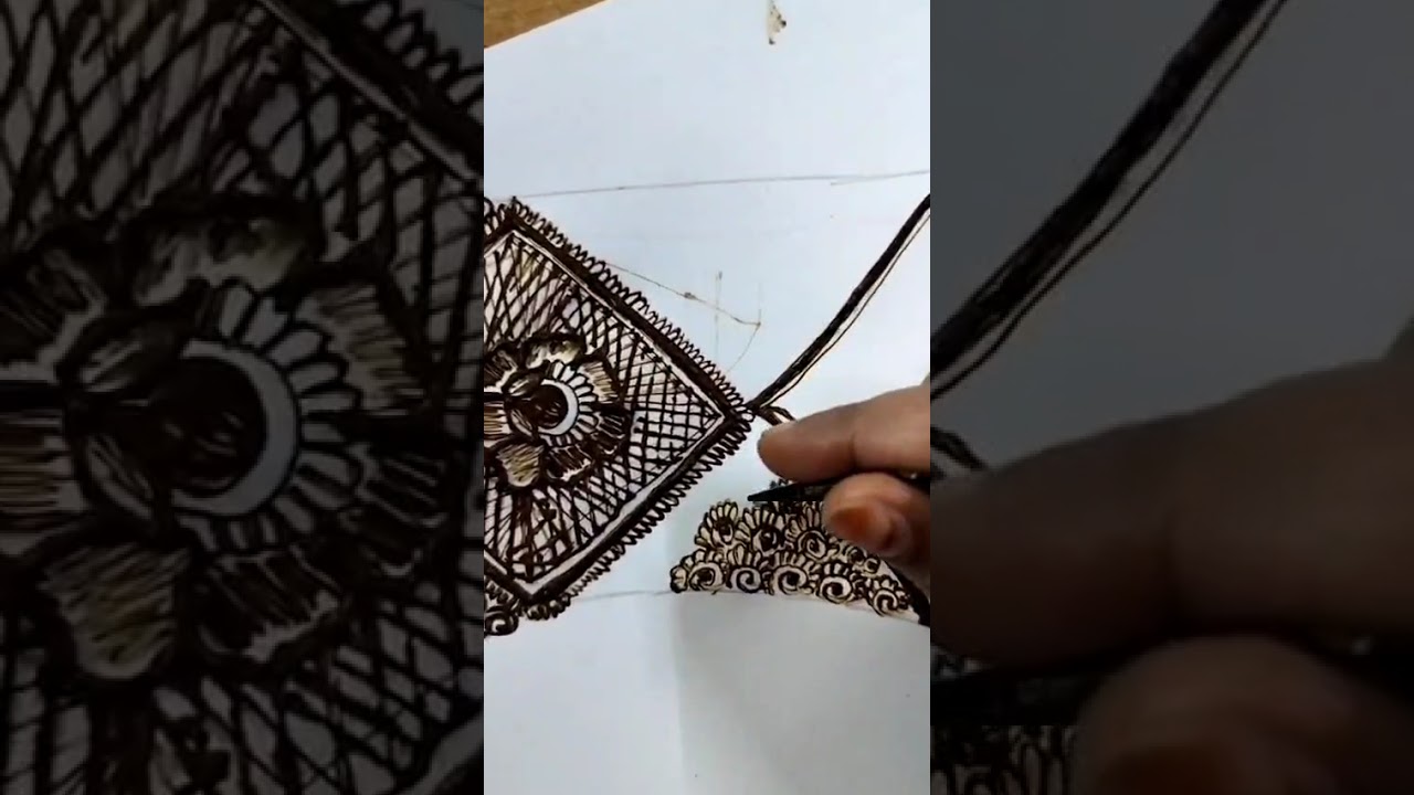 Full hand beautiful mehndi back hand #henna #hennamagic #mehndi #hennadesign #backhandmehndi ❤️❤️❤️
